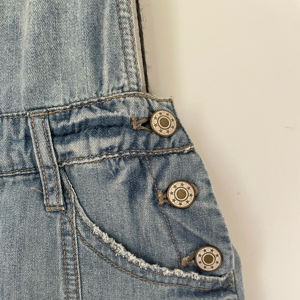 Free People Denim Overalls 0 - Picture 2 of 8